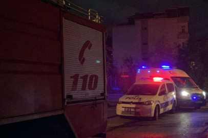 Cinayet işlenen evde yangın