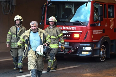 İzmir'deki Bayraklı Tünelleri'nde yangın