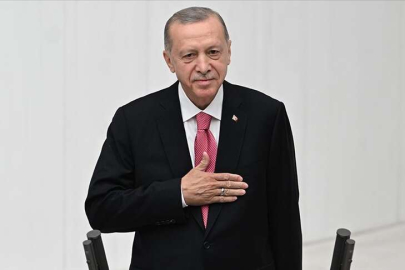 Cumhurbaşkanı Erdoğan, TBMM’de yemin etti