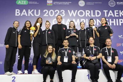 Türkiye Kadın Tekvando Milli Takımı, dünya şampiyonu oldu!