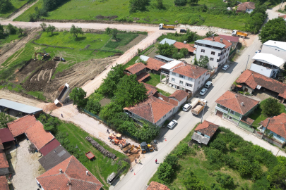 Yeniceköy’de 1 yılda 14 km yol açıldı