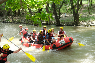 Bursa'da rafting heyecanı başladı