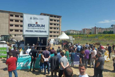 Mobil kurban kesim yerleri rağbet gördü