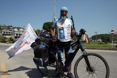 Başkaları da evlat acısı yaşamasın diye pedal çeviriyor