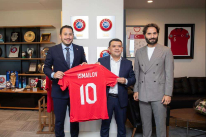 Özbekistan heyeti TFF'yi ziyaret etti