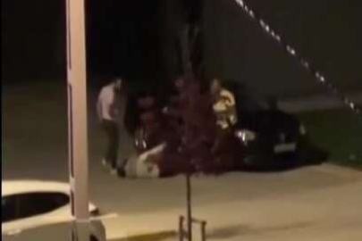 4 erkek bir kadını darp etti