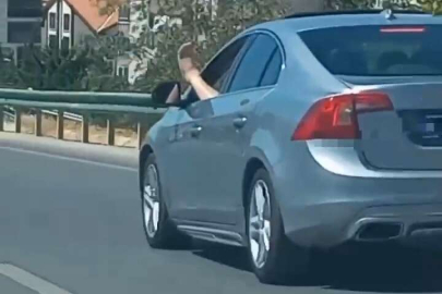 Bursa'da pes dedirten görüntü! Kazaya davetiye çıkardı