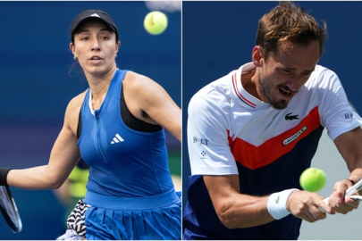 Pegula ve Medvedev, son 16'ya kaldı