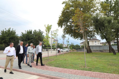 İnegöl Belediyesi çevre düzenlemeleriyle şehri güzelleştiriyor