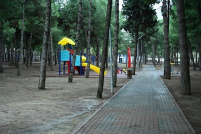 Demirtaş Kırantepe Çamlık Parkı bakıma alındı