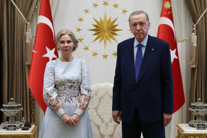 Cumhurbaşkanı Erdoğan, İsveç Büyükelçisi Malena Mard’ı kabul etti