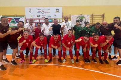 Down Sendromlu Futsal Milli Takımı finalde!