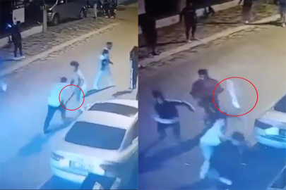 Bursa'da satırlı bıçaklı kavga...