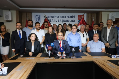 CHP Bursa’da Turgut Özkan adaylığını açıkladı