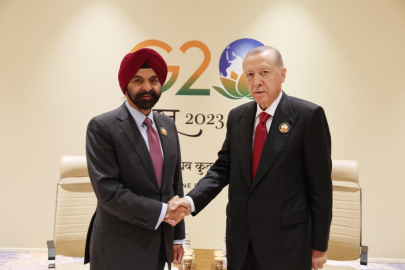 Cumhurbaşkanı Erdoğan, Dünya Bankası Başkanı Banga ile görüştü