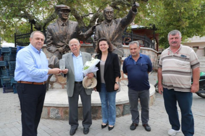 Gemlik’te en kıdemli zeytin üreticisi unutulmadı