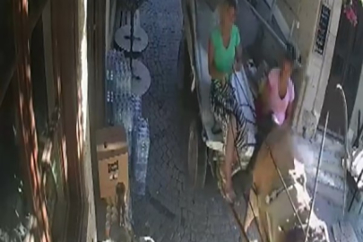 At arabasıyla hırsızlık kamerada