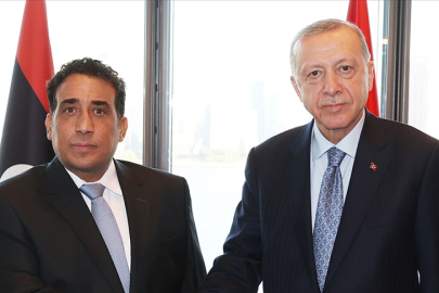 Cumhurbaşkanı Erdoğan, el-Menfi ile görüştü