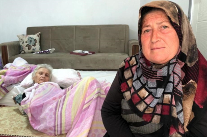 Bursalı sağır ve dilsiz yatalak hasta Sayide teyze yardım bekliyor
