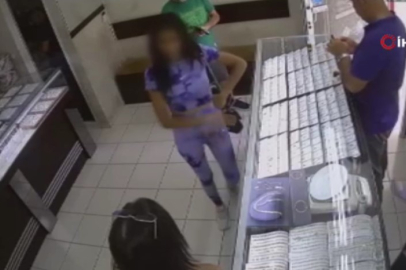 Kadın hırsızların 'sahte altın' oyunu