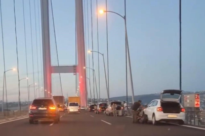 Osmangazi Köprüsünde bir garip olay