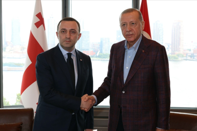 Cumhurbaşkanı Erdoğan, Başbakan Garibaşvili'yi kabul etti