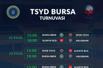 Ekipler, TSYD Bursa Voleybol Turnuvası'nda eksiklerini görecek