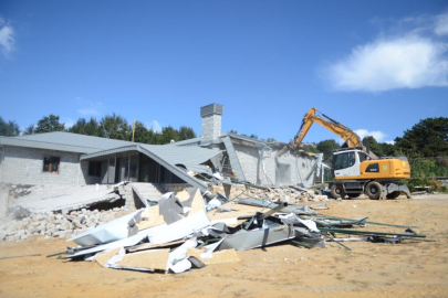 Uludağ'da kaçak yapılar temizleniyor