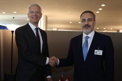 Bakan Fidan, Letonyalı mevkidaşı Karins'le bir araya geldi