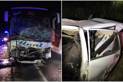 Kayseri'de feci kaza: 2 ölü, 20 yaralı