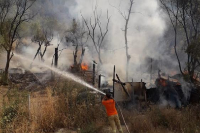 Bursa'da çöpleri yakmak isterken ormanı yaktı