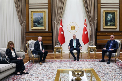 Cumhurbaşkanı Erdoğan, Uluslararası Uzay Federasyonu Genel Sekreteri Feichtinger'ı kabul etti