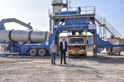 Karacabey Belediyesi kendi asfaltını üretiyor