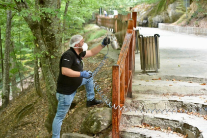 Suuçtu Şelalesi'ndeki bakım çalışmaları başladı