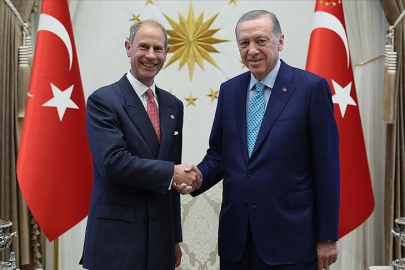 Cumhurbaşkanı Erdoğan, Prens Edward'ı kabul etti