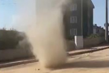 Bursa’da korkutan hortum