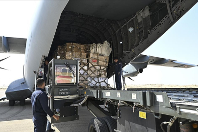 Türkiye'den Filistin'e insani yardımlar sürüyor