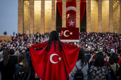 Anıtkabir'e Cumhuriyet'in 100. yılında rekor ziyaret