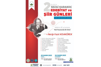Necip Fazıl Kısakürek Osmangazi’de anılacak