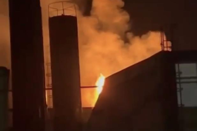 Bursa'da tekstil fabrikasında yangın