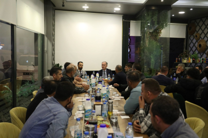 Başkan Taban mermerci esnafıyla buluştu