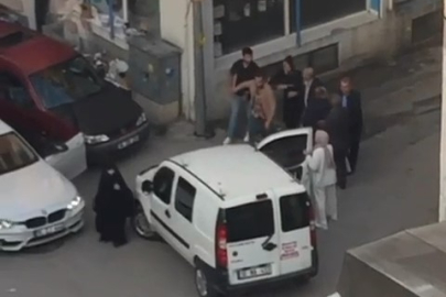 Bursa'da yol verme tartışması caddeyi boks ringine çevirdi...