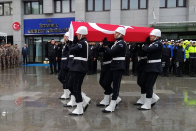 Şehit polis Lütfü Baykar için tören düzenlendi