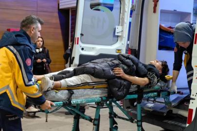 Bursa'da motosikletle kamyon çarpıştı: 1 yaralı