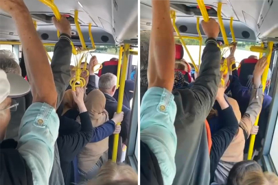 Bursa'da yolcuya kızdı, duraktan ayrılmadı