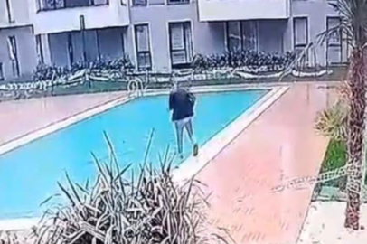 Bursa'da dalgın kuryenin "balıklama" kazası kamerada