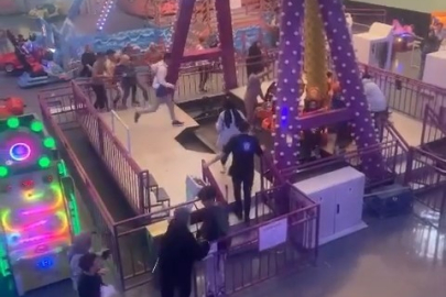 Bursa'da Korupark'taki dehşet anları kamerada...