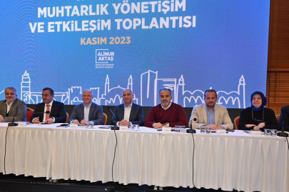 Başkan Aktaş muhtarlarla bir araya geldi