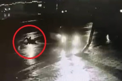 Bursa'da sağanak yağmurla gelen kazada faciadan dönüldü