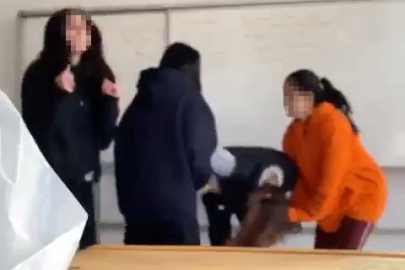 Sınıfta şiddet: Genç kız böyle darp edildi